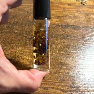 Lavender , hibiscus with shimmer infused with essential oils